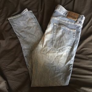 EXPRESS Skinny Medium Wash Stretch Jeans 34x32